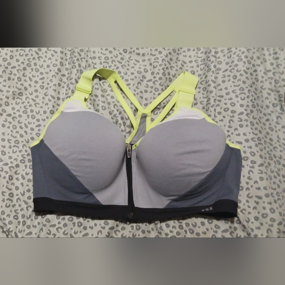 Two VSX Sport High Impact Racerback sports bras 38d